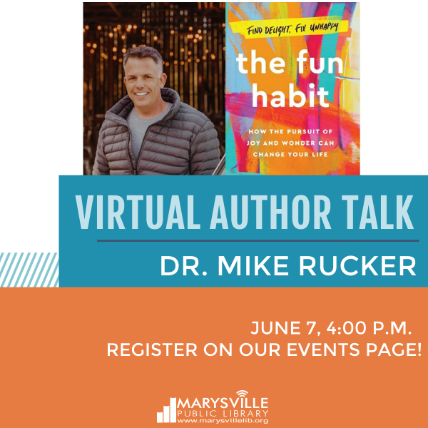 Image for event: Virtual Author Talk: Mike Rucker Ph.D.