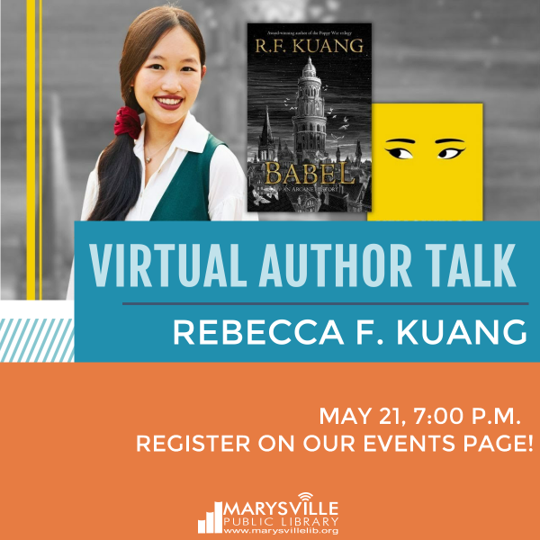 Image for event: Virtual Author Talk: Rebecca F. Kuang